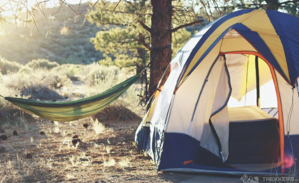 a-tent-dome-near-a-hammock