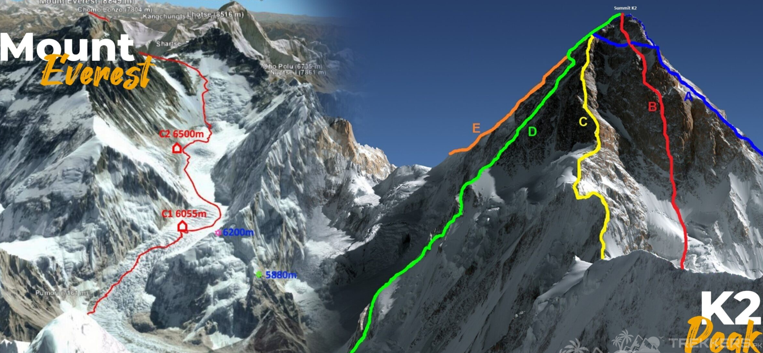 K2 vs Mount Everest: A Comparison of the World’s Top 2 Mountains